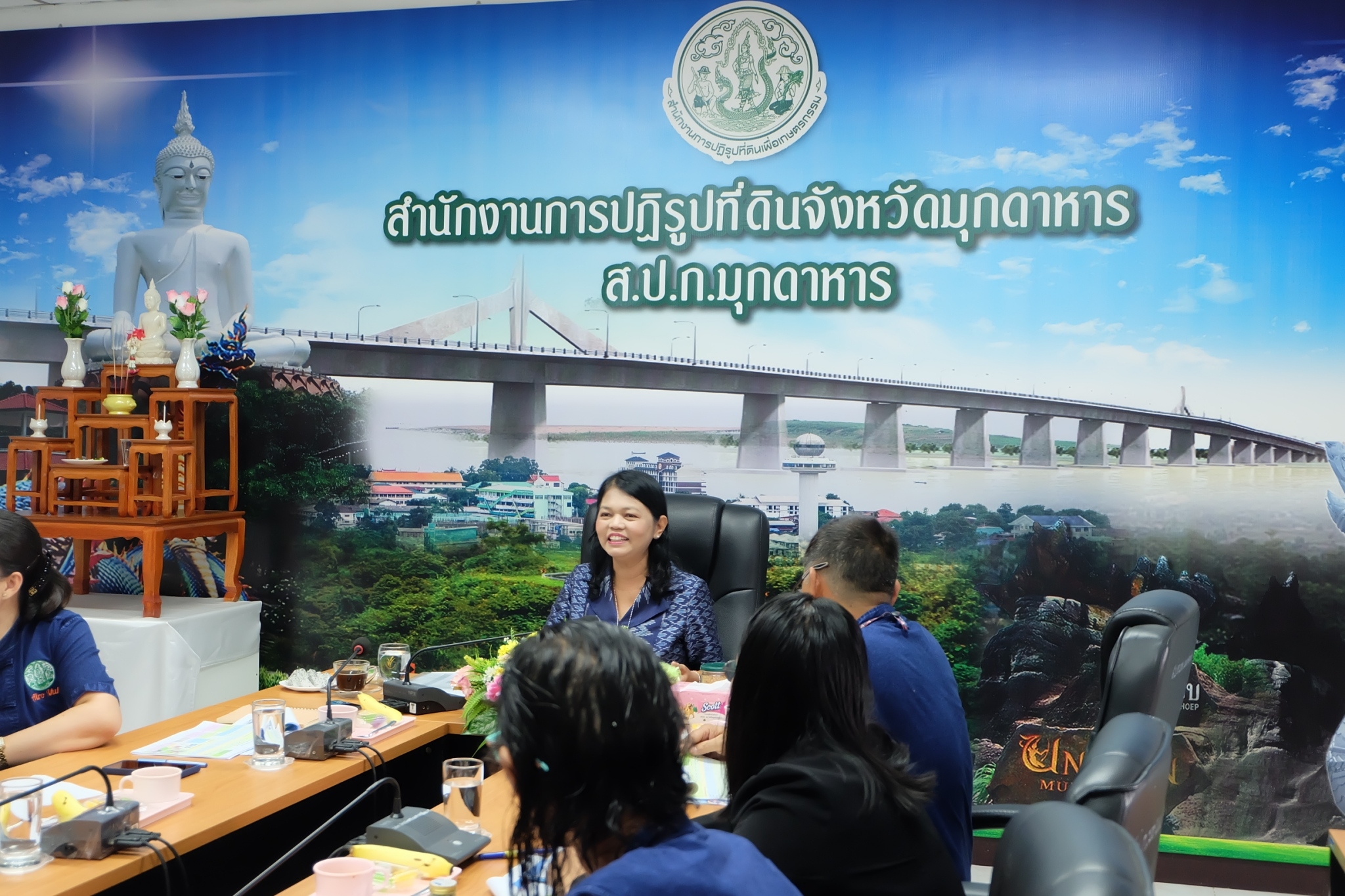 title - ผู้ตรวจราชการกรม ประชุมติดตามผลการดำเนินงานตามแผนการตรวจราชการ ส.ป.ก. ประจำปีงบประมาณ พ.ศ. 2566 รอบที่ 2 เขตตรวจราชการที่ 11 จังหวัดมุกดาหาร